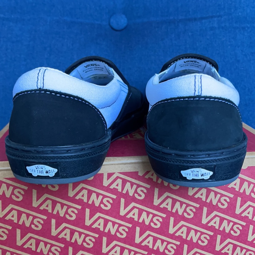 Vans WMNS BMX Slip-On Dak Black/White Sneakers - Picture 14 of 16